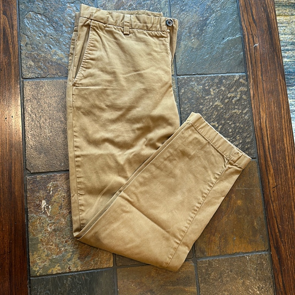 Khaki brooks brothers pants, like new, barely worn, 33 x 30